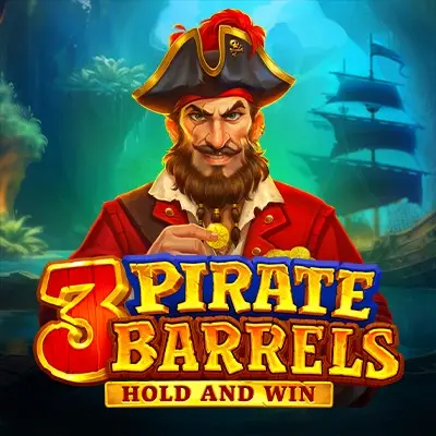3 Pirate Barrels Hold & Win - Playson